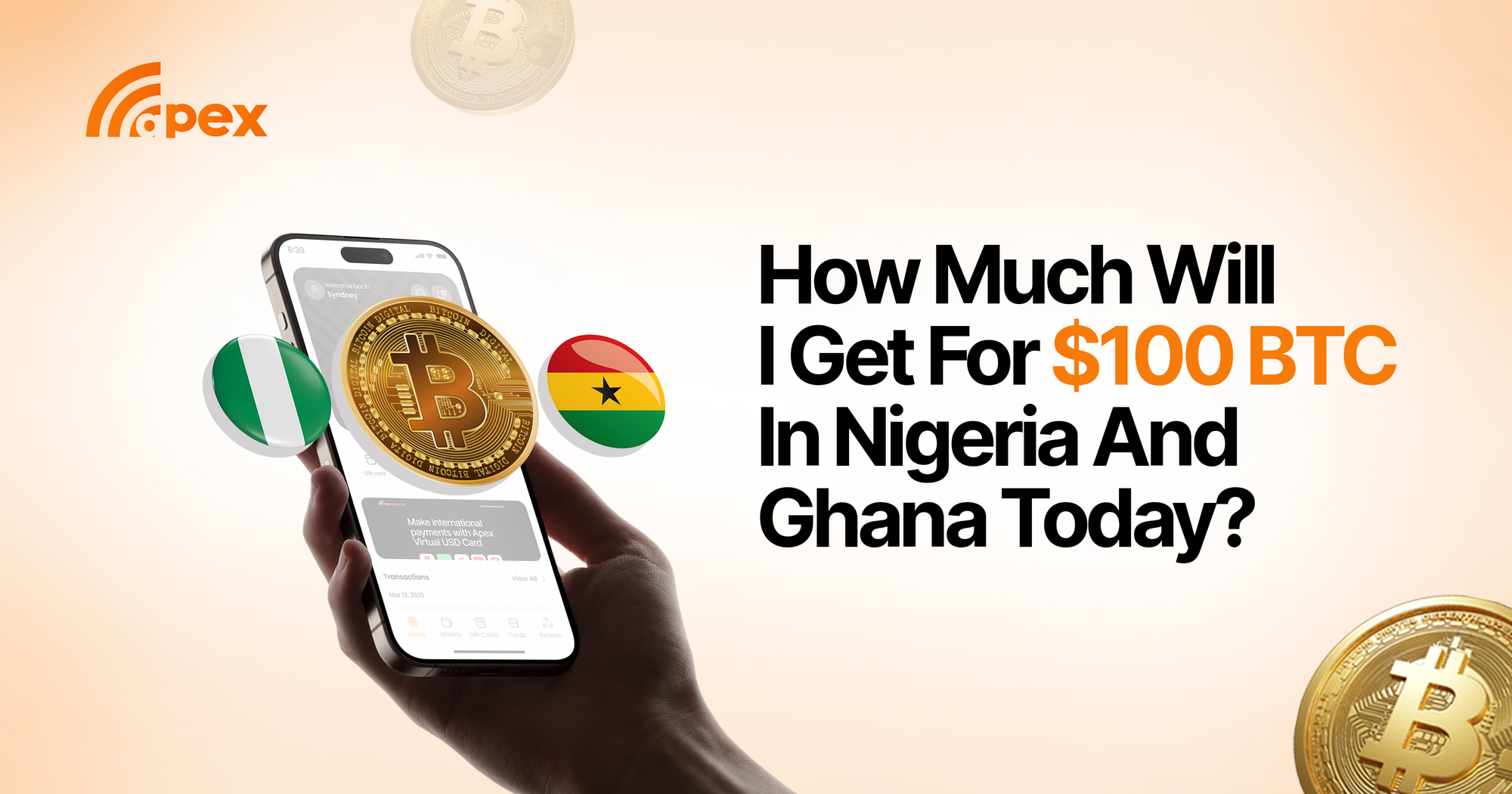 How Much Will I Get for $100 BTC in Nigeria and Ghana Today?